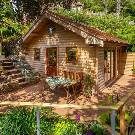 Porthole Log Cabin Minehead Exterior photo